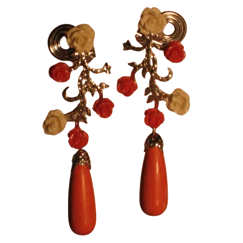 Coral Blossom Eardrops
