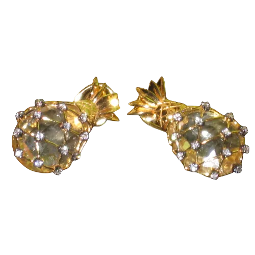 Pineapple Sparkle Earrings