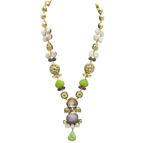 Verdant Regal Medallion Necklace