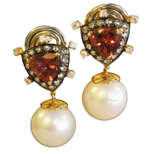 Polki Diamond & South Sea Pearls
